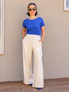 High Waist Hemp Pants